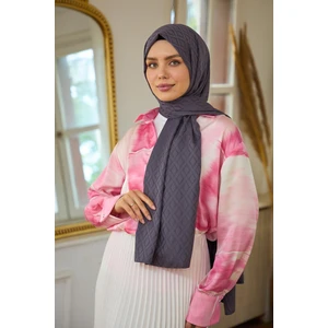 Yaz Işıltısı Koleksiyonu İpeksi Jakar Şal Arsenik 9015-16