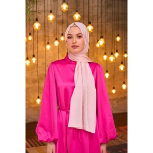 Yaz Işıltısı Koleksiyonu İpeksi Jakar Şal Şeker Pembe 9015-02