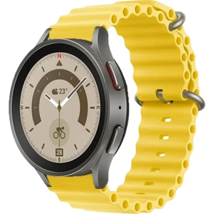 22 mm Universal Ocean Silikon Kordon Sarı