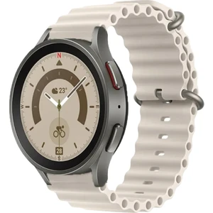 22 mm Universal Ocean Silikon Kordon Bej