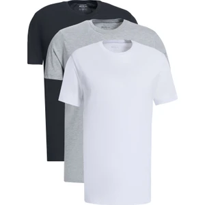 Altınyıldız Classics Slim Fit Bisiklet Yaka 3'Lü %100 Pamuk T-Shirt Paketi