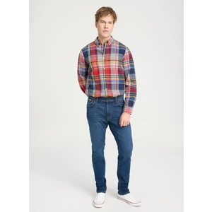 Düşük Bel Regular Fit Mavi Erkek Denim Pantolon W12T020XT Texas Tapered Jean Pant