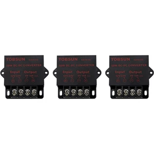 3x 24V/12V - 5V 10A 50W Araba LED Reklam Ekranı Güç Kaynağı Güç Dönüştürücü Dc Trafo (Yurt Dışından)