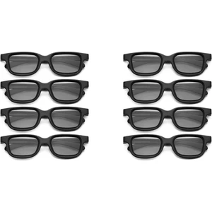 3D Tv Gerçek 3D Sinemalar 3D Oyun ve Tv Çerçevesi Için 8 Adet Polarize Pasif 3D Gözlük (Yurt Dışından)