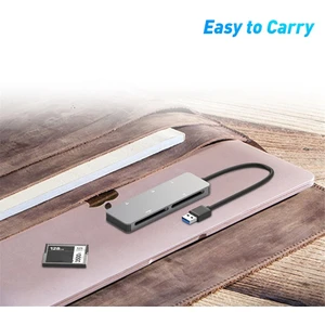 5'i Bir Arada Hepsi Bir Arada Kart Okuyucu /sd/xd/cfast/tf Kart Çok Fonksiyonlu Taşınabilir Usb-A Usb-C Kart Okuyucu Bağlantı Istasyonu (Yurt Dışından)