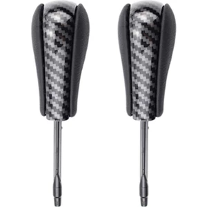 2x Karbon Fiber Manuel Vites Topuzu Fit Için E36 E38 E39 E46 Z4 Z3 E53 X5 X3 E60 E61 Uzun Kol Shifter (Yurt Dışından)