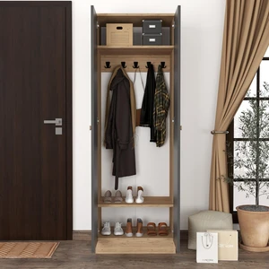 Varna Portmanto 180 cm Gri-Meşe