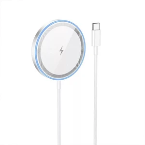 Magsafe Masaüstü 15W Kablosuz Şarj Cihazı Kulaklık Şarj Iphone 12 13 14 15 Pro Max Uyum Şarj