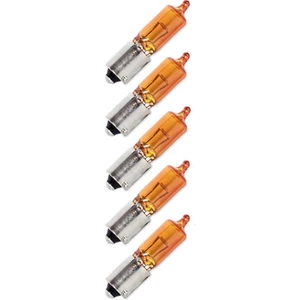 5 Adet 12V HY21W 21W Standart Halogen Ampul Amber Turuncu BAY9S