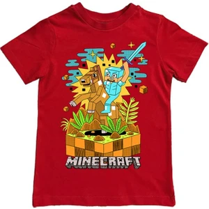 Baskılı Pamuklu Penye Kumaş Yazlık Çocuk Tişört