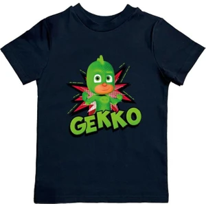 Pj Maskeliler Baskılı Pamuklu Penye Kumaş Yazlık Çocuk Tişört