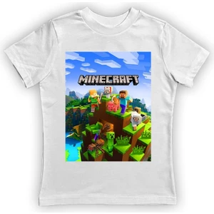 Baskılı Pamuklu Penye Kumaş Yazlık Çocuk Tişört