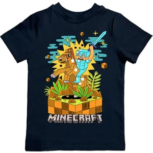 Baskılı Pamuklu Penye Kumaş Yazlık Çocuk Tişört