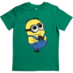 Baskılı Pamuklu Penye Kumaş Yazlık Çocuk Tişört