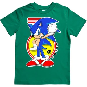 Baskılı Pamuklu Penye Kumaş Yazlık Çocuk Tişört