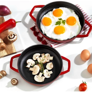 Guss Chef Döküm Sahan Çift Kulplu 19CM-1 Parça-Kırmızı