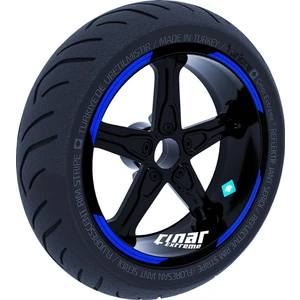 Çınar Extreme Double Stripe Jant Şeridi Sticker Reflektif & Floresan Renkler Çınar Extreme