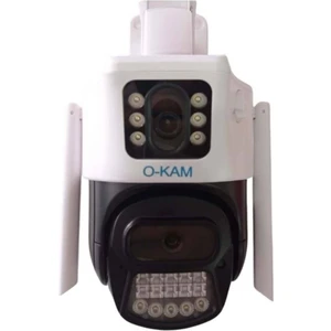 O-Kam Çift Lensli Hareketli Wi-Fi Akıllı Ptz Güvenlik Kamerası (O-Kam-6015) Türkçe (O-Kam) Uygulama Destekli