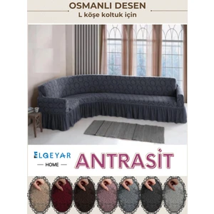 Jakarli L Köşe Koltuk Örtüsü ,koltuk Kılıfı Şal Desen (350CM)