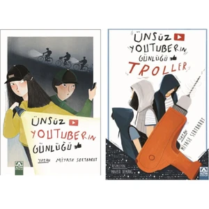 Ünsüz Youtuberın Günlüğü - Ünsüz Youtuberın Günlüğü - Troller - 2 Kitap Takım - Miyase Sertbarut