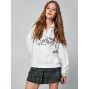 Kadın / Kız Sweatshirt Ekru 4WAL10031IK