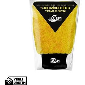 Cem Car Care Mikrofiber Yıkama ve Pasta Eldiveni