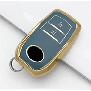 Şenyıldız Aksesuar Corolla Cross Hilüx Yaris Cross Anahtar Koruma Kılıfı 2 Tuş Model Logo Yeri Önde Olan Modelle Uygun