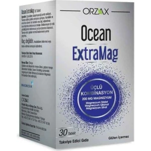 Ocean ExtraMag Üçlü Magnezyum Kombinasyonu 30 Tablet