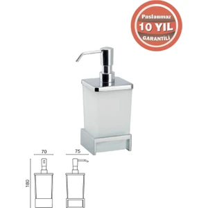 Çelik Banyo KU10-028 Kumru Set Üstü Sıvı Sabunluk