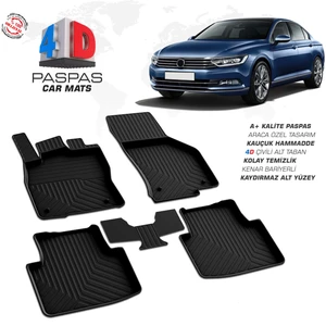 Vw Passat B8 4d Havuzlu Paspas 2015 ve Üzeri