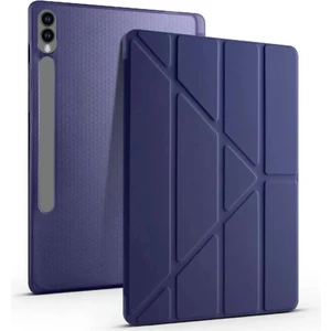 TEKNETSTORE Samsung Galaxy Tab S9 Fe Plus 12.4" Kalem Bölmeli Uyku Modlu Arkası Silikon Kapak Kılıf