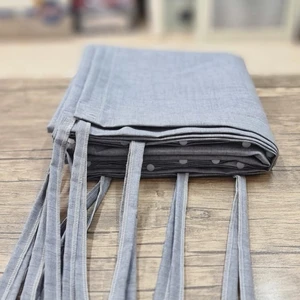 Devrim Olivya Tekstil Lüks 1.Sınıf Eleganse Antrasit Düz Renk Kornişli Özel Dikim Lüks Branda Balkon Perdesi