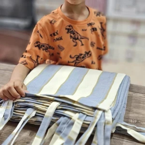 Devrim Olivya Tekstil Lüks 1.Sınıf Eleganse Gri krem Renk Kornişli Özel Dikim Lüks Branda Balkon Perdesi