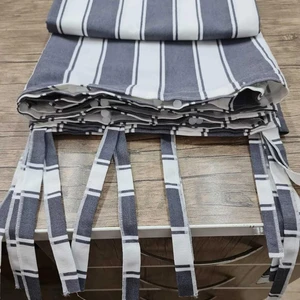 Devrim Olivya Tekstil Lüks 1.Sınıf Eleganse Gri Beyaz Renk Kornişli Özel Dikim Lüks Branda Balkon Perdesi