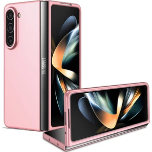 Samsung Galaxy Z Fold 5 Için Ince Sert Pc Koruyucu Kılıf Telefon Kılıfı Pembe (Yurt Dışından)