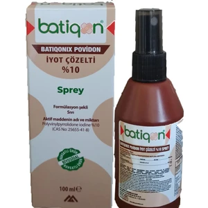 Batiqonix Povidon Iyot Çözelti 100 ml Sprey