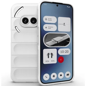 Nothing Phone 2A Için Kaymaz Yumuşak Silikon Telefon Kılıfı - Beyaz (Yurt Dışından)