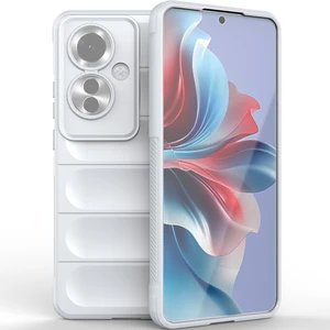Oppo RENO11 F Için Kaymaz Yumuşak Silikon Telefon Kılıfı - Beyaz (Yurt Dışından)