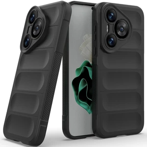 Huawei Pura 70 Için Kaymaz Yumuşak Silikon Telefon Kılıfı - Siyah (Yurt Dışından)