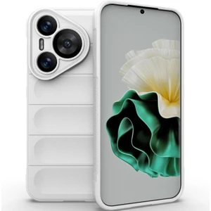 Huawei Pura 70 Için Kaymaz Yumuşak Silikon Telefon Kılıfı - Beyaz (Yurt Dışından)