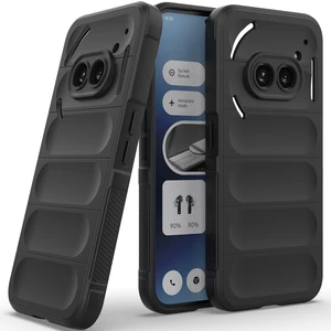 Nothing Phone 2A Için Kaymaz Yumuşak Silikon Telefon Kılıfı - Siyah (Yurt Dışından)