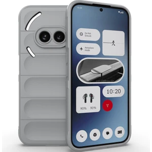 Nothing Phone 2A Için Kaymaz Yumuşak Silikon Telefon Kılıfı - Gri (Yurt Dışından)