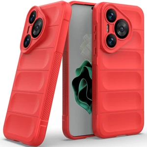 Huawei Pura 70 Için Kaymaz Yumuşak Silikon Telefon Kılıfı - Kırmızı (Yurt Dışından)