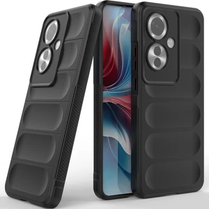 Oppo RENO11 F Için Kaymaz Yumuşak Silikon Telefon Kılıfı - Siyah (Yurt Dışından)
