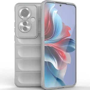 Oppo RENO11 F Için Kaymaz Yumuşak Silikon Telefon Kılıfı - Gri (Yurt Dışından)