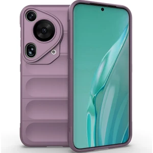 Huawei Pura 70 Ultra Için Kaymaz Yumuşak Silikon Telefon Kılıfı - Mor (Yurt Dışından)