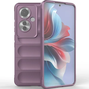 Oppo RENO11 F Için Kaymaz Yumuşak Silikon Telefon Kılıfı - Mor (Yurt Dışından)