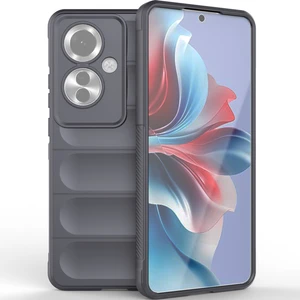 Oppo RENO11 F Için Kaymaz Yumuşak Silikon Telefon Kılıfı - Koyu Gri (Yurt Dışından)