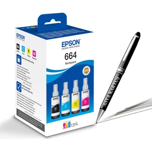 664 L362 Kutulu Multipack Mürekkep Seti + Isme Özel Kalem