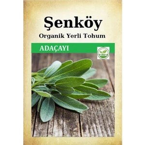 Yerli Adaçayı Tohumu Doğal Ata Ada Çayı Tohumu Pakette 2 gr 200 Adet + Hediye Sebze Tohumu